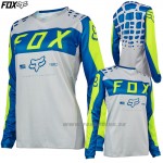 Moto oblečenie - Dámske, FOX W 180 Women jersey grey/blue, šedo modrá