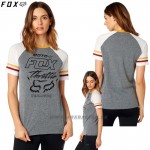 Oblečenie - Dámske, FOX dámske tričko Throttle Maniac ss top, šedý melír
