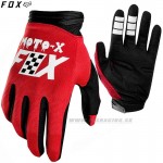 Moto oblečenie - Rukavice, Fox Dirtpaw Czar rukavice, červená
