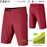 Cyklo oblečenie - Pánske, FOX Flexair Lite short red, červená