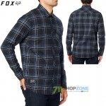 Oblečenie - Pánske, FOX Gamut Stretch flanelová košeľa, modrá