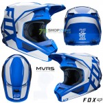 Moto oblečenie - Helmy, Fox V1 Prix prilba blue, modrá