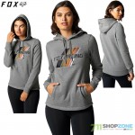 Oblečenie - Dámske, Fox W Power Slide PO fleece mikina, šedý melír