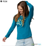 Oblečenie - Dámske, Fox Boundary tričko s dlhým rukávom, tyrkysová