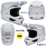 Moto oblečenie - Helmy, Fox V1 Plaic ECE prilba white, biela