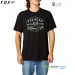 Oblečenie - Pánske, Fox tričko Backbone Tech ss tee black, čierna