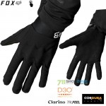 Cyklo oblečenie - Pánske, Fox Defend D3O glove black, čierna