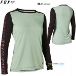 Cyklo oblečenie - Dámske, Fox W Ranger Drirelease LS jersey sage, šedo zelená