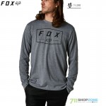 Oblečenie - Pánske, FOX tričko Badger Tech dlhý rukáv, šedý melír