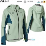 Cyklo oblečenie - Dámske, Fox Ranger 3L Water dámska bunda, šedo zelená