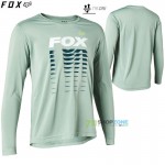 Cyklo oblečenie - Detské, Fox Yth Ranger LS jersey jersey, šedo zelená