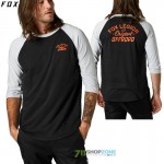 Oblečenie - Pánske, FOX Original Speed tričko 3/4 Raglan, čierna