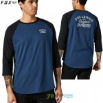 Oblečenie - Pánske, FOX Original Speed tričko 3/4 Raglan, tmavo modrá