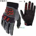Moto oblečenie - Rukavice, Fox Dirtpaw CE glove, šedo červená