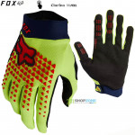 Cyklo oblečenie - Pánske, Fox Defend SE rukavice fluo yellow, neon žltá