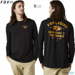 Oblečenie - Pánske, FOX tričko At Bay Tech dlhý rukáv, čierna