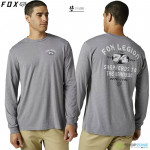 Oblečenie - Pánske, FOX tričko At Bay Tech dlhý rukáv, šedý melír