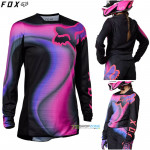 Moto oblečenie - Dámske, FOX W 180 Toxsyk jersey black/pink, čierno ružová