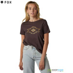 Oblečenie - Dámske, FOX Full Flux tričko krátky rukáv, fialovo bordová