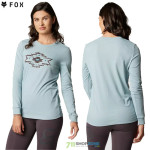Oblečenie - Dámske, Fox Full Flux tričko dlhý rukáv, šalviová
