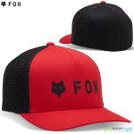 Fox šiltovka Absolute flexfit hat, červená
