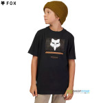 Fox tričko Yth Optical ss tee, čierna