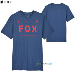 Oblečenie - Pánske, Fox tričko Aviation Prem ss tee indigo, indigo modrá