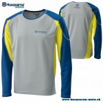 Moto oblečenie - Dresy, Husqvarna Sixtorp Shirt Pro jersey grey/blue, šedo modrá