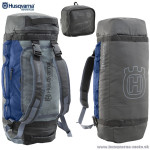 Moto oblečenie - Tašky/vaky, Husqvarna Duffle Bag športová taška, šedo modrá