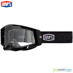 Moto oblečenie - Okuliare, 100% moto okuliare Racecraft 2 Topo, čierna
