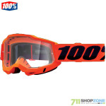 Moto oblečenie - Okuliare, 100% moto okuliare Accuri 2, neon oranžová