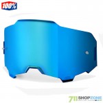 Moto oblečenie - Okuliare, 100% sklo do okuliarov Armega, blue mirror