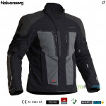Moto oblečenie - Bundy, Halvarssons Vansbro jacket black/grey, čierno šedá