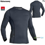 Moto oblečenie - Termo, Halvarssons Comfort Sweater Outlast Wool grey, šedá