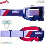 Moto oblečenie - Okuliare, Leatt Velocity 4.5 Iriz Royal Silver okuliare, biela/modrá/červená
