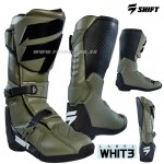 Shift Whit3 Label Boot moto čižmy, military