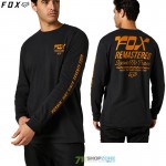 Oblečenie - Pánske, Fox tričko Remastered dlhý rukáv black, čierna