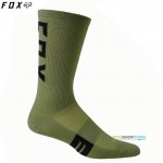 Fox cyklistické ponožky 8" Flexair Merino sock, army zelená