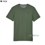 Oblečenie - Pánske, Fox tričko Level Up ss Pkt tee, hunter green