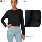 Oblečenie - Dámske, Fox mikina W Balance crew fleece, čierna