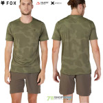 Oblečenie - Pánske, Fox tričko Rep ss jacquard top olive camo, zelený maskáč