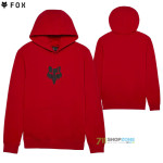 Fox Head Fleece Po, flame red