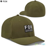 Fox šiltovka Non Stop Tech flexfit, olive green