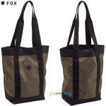 Fox taška Head tote bag, olive green