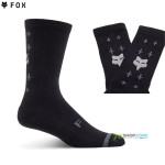 Cyklo oblečenie - Ponožky, Fox 8" Defend sock Lunar, čierna