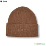 Fox čiapka Wordmark beanie, walnut