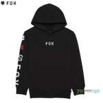 Fox Yth Race Spec Fleece Po mikina, čierna