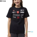 Fox Yth RS Dream ss tee tričko, čierna