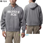 Fox mikina Moto-X Oversized Fleece zip, heather graphite