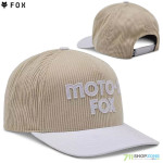 Fox W Moto-X Corduroy hat, cream